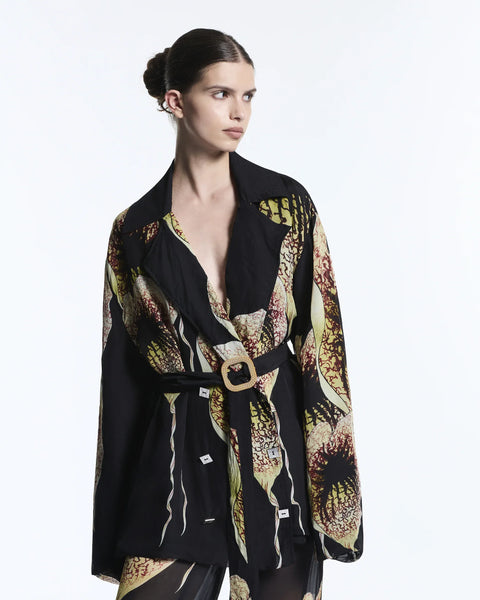 ARISTOLOCHIA ORGANZA MINI DRESS TRENCH