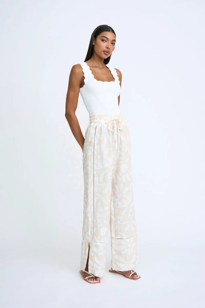 SAND DESERT FLORAL PANT - SAND DESERT