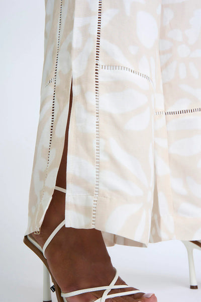 SAND DESERT FLORAL PANT - SAND DESERT