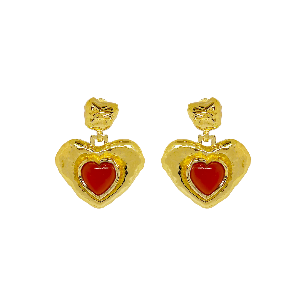 SURI EARRINGS | CARNELIAN