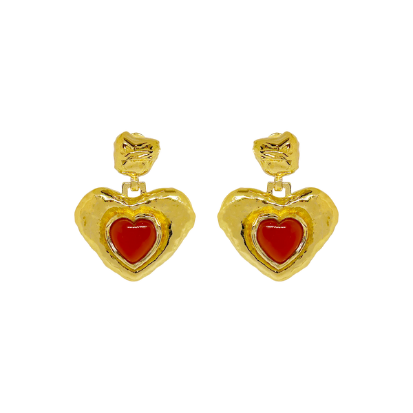 SURI EARRINGS | CARNELIAN