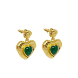 SURI EARRINGS | GREEN AVENTURINE