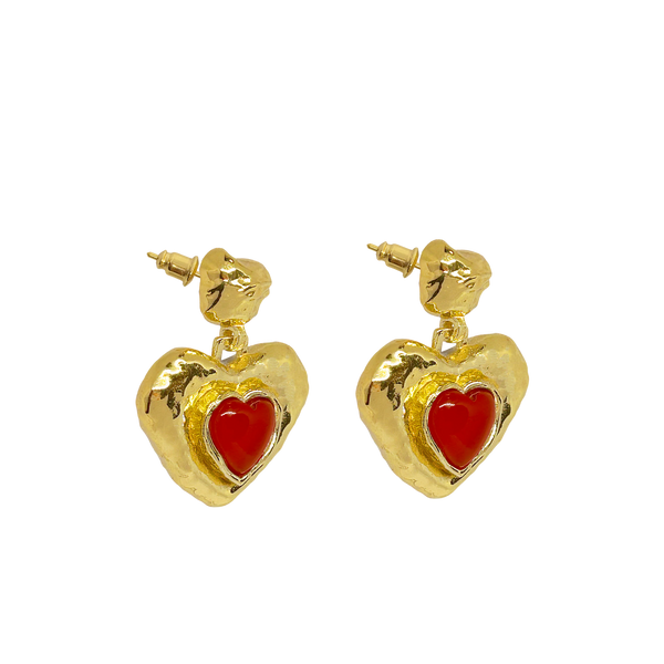 SURI EARRINGS | CARNELIAN