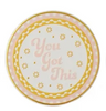 Adage Ceramic Coaster 10cm 6 Asst