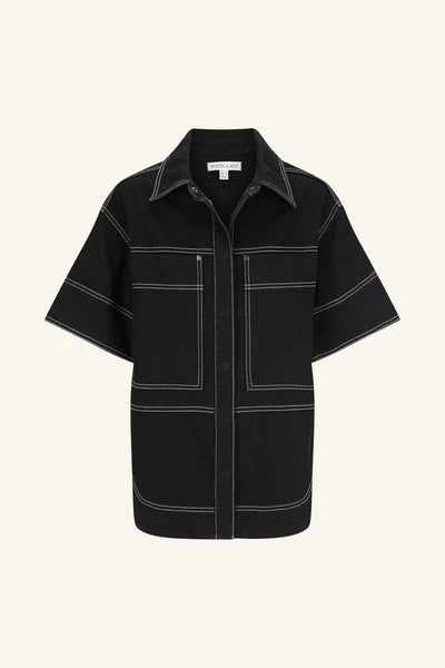 Mercer Short Sleeve Shirt - Black