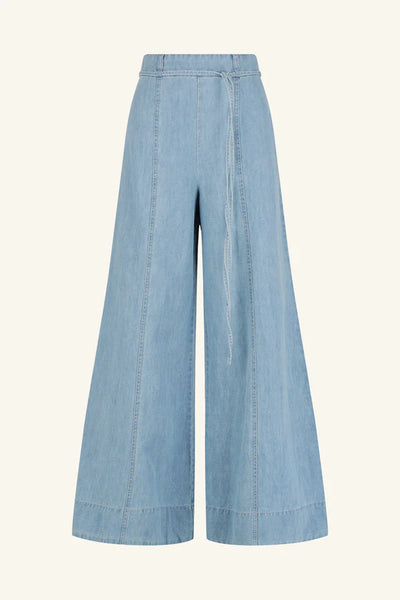 Ellsworth Palazzo Pants - Bleached Blue