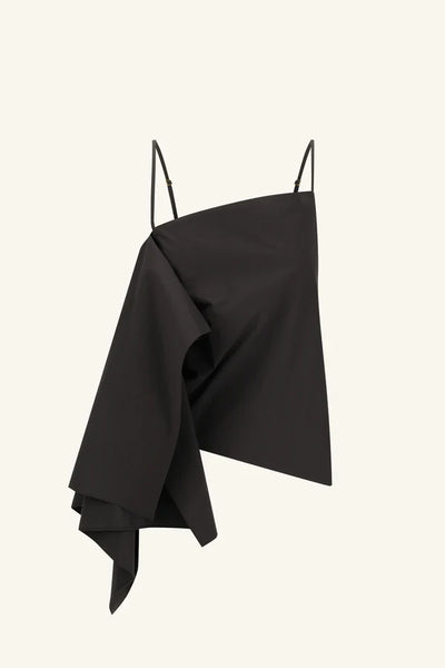 Campbell Sculptural Cami - Black