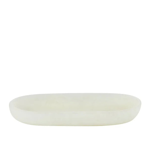 KIP RESIN OVAL TRAY IVORY