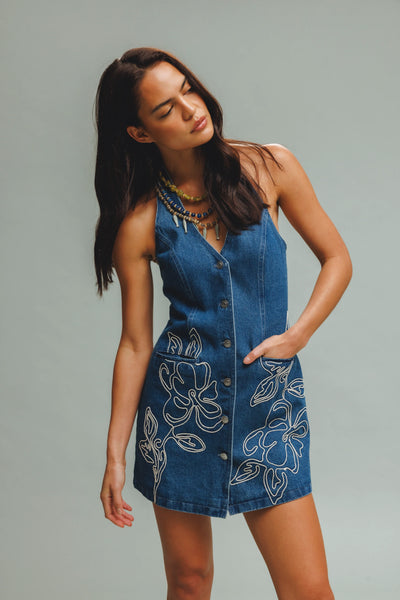 Wynn Denim Mini Dress