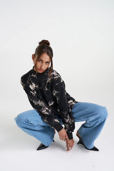 LS BAND TEE - TIE DYE