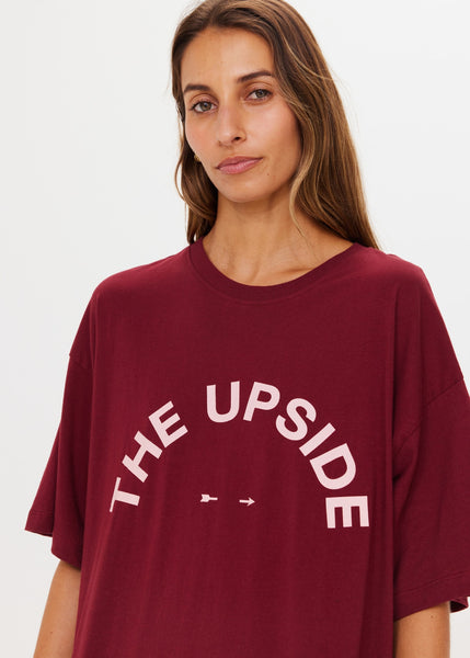 LAURA TEE IN SANGRIA