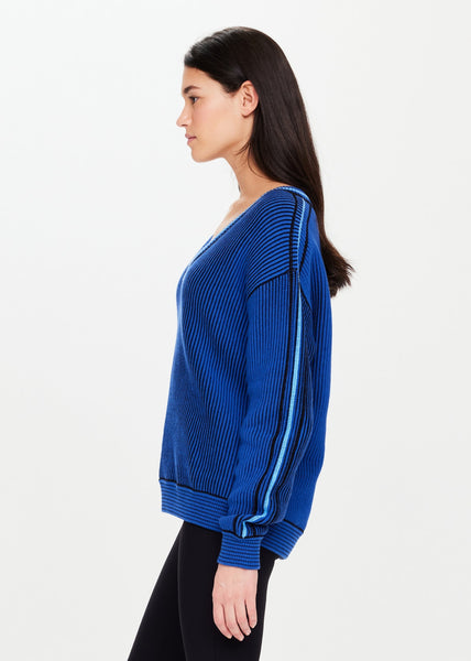 NIRVANA LOUIE SWEATER- COBALT