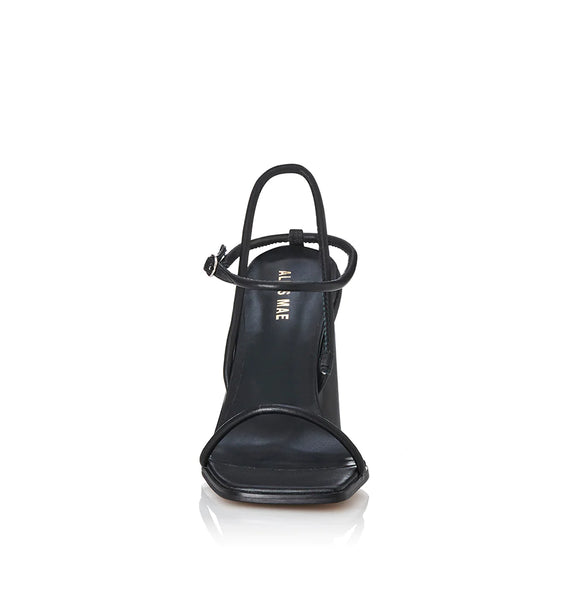 VANESSA- BLACK LEATHER