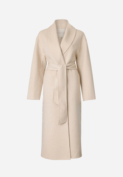 Ascension Coat- Ivory Marle