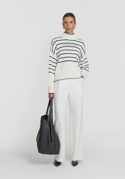 Remedy Knit Ivory/Eclipse