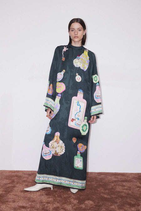 BIAS CUT PANTS ALABASTER