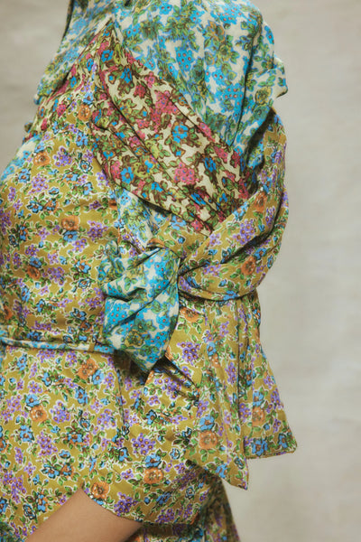 MIRABELLA SPLICED MINI DRESS