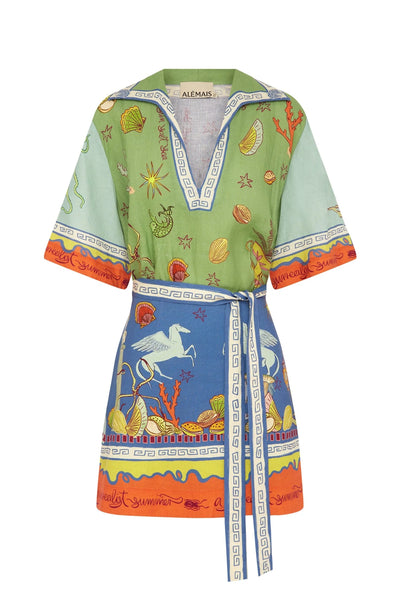 SURREALIST SUMMER V MINI DRESS