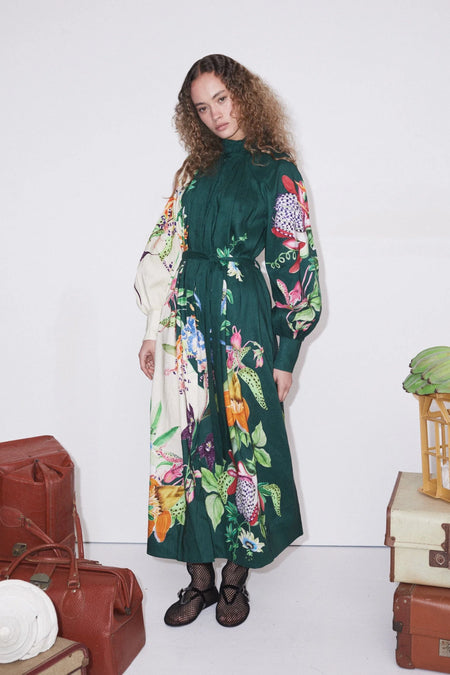 BIAS CUT PANTS ALABASTER