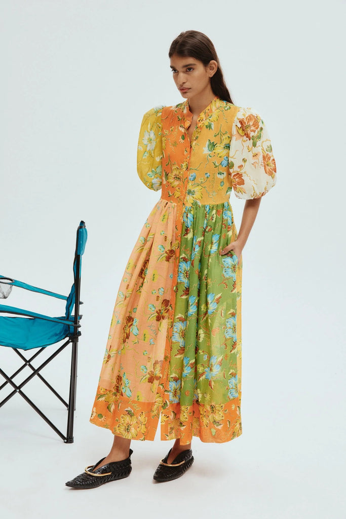 HOTEL LAMU SPLICED SHIRTDRESS