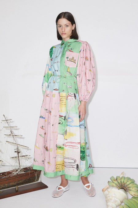 BIAS CUT PANTS ALABASTER