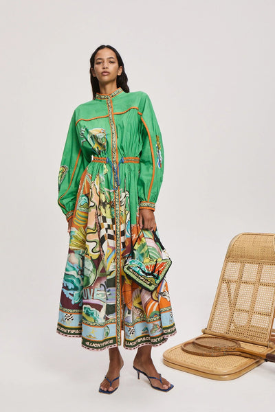 LUCKY PACE SHIRTDRESS