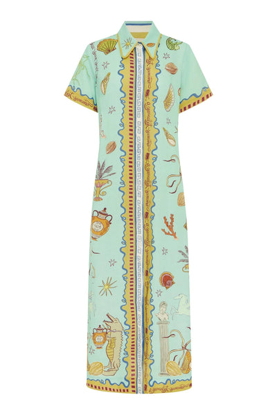 SURREALIST SUMMER SHIRTDRESS