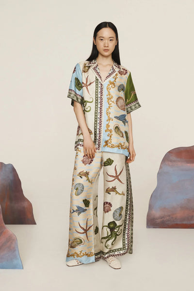 BATH HOUSE SILK PANT