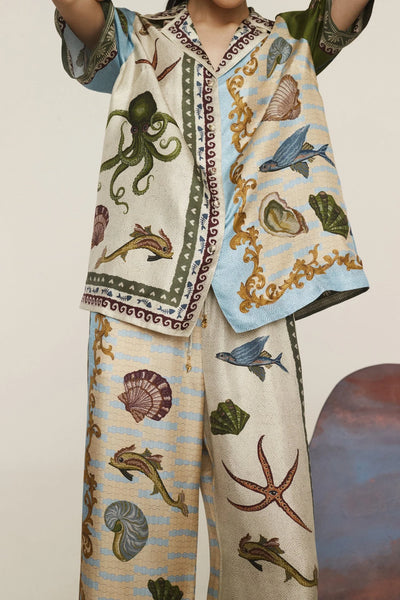 BATH HOUSE SILK PANT