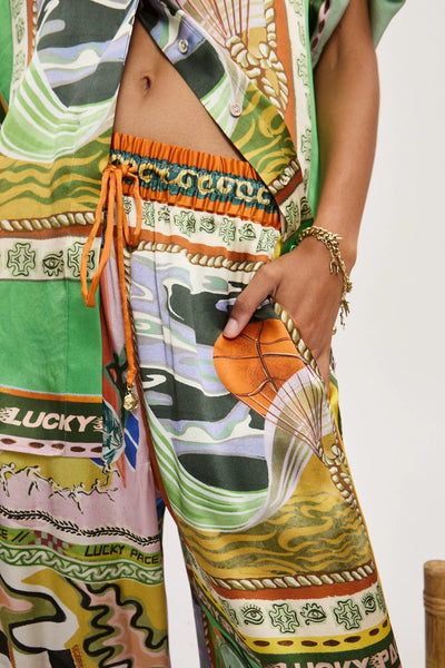 LUCKY PACE SILK PANT