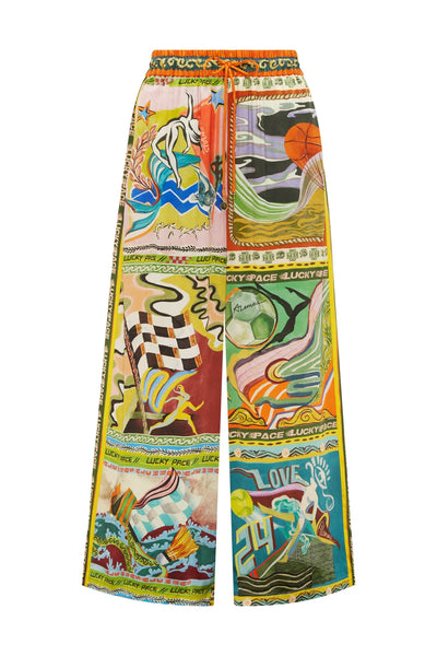 LUCKY PACE SILK PANT