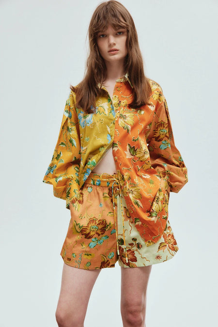 PARADISO SILK MIDI DRESS