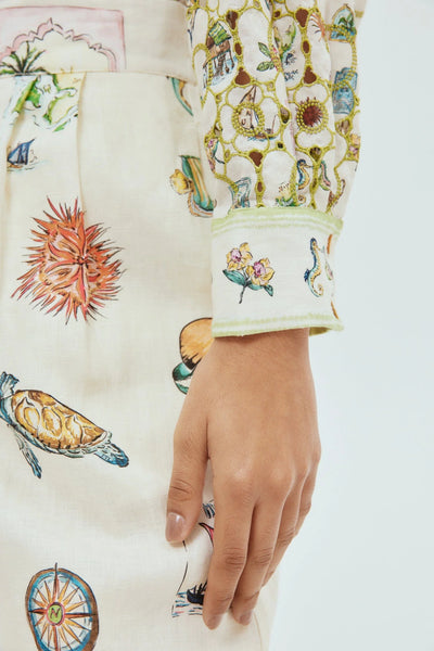 SUNSET BRODERIE SHIRT