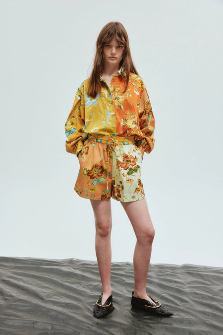 PARADISO SILK MIDI DRESS