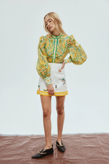 PARADISO SILK MIDI DRESS