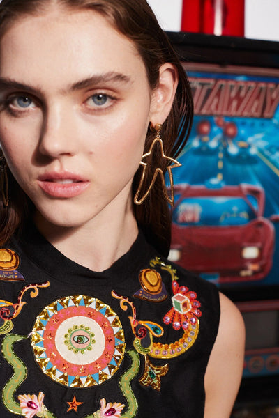 HIGH ROLLER STAR DROP STUDS