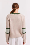 ADDISON CASHMERE CARDI IN LIGHTWEIGHT BEIGE