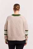 ADDISON CASHMERE CARDI IN LIGHTWEIGHT BEIGE