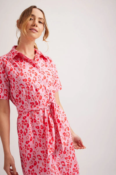 ODYSSEY POPLIN DRESS IN LOLLY KIMBA