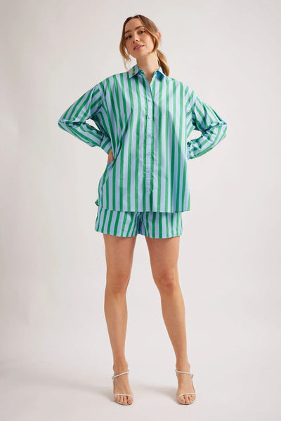 MIX-IT-UP POPLIN SHIRT IN BLUE PARASOL STRIPE