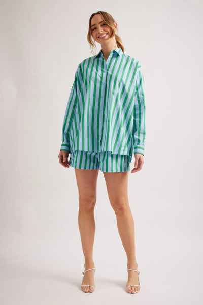MIX-IT-UP POPLIN SHIRT IN BLUE PARASOL STRIPE