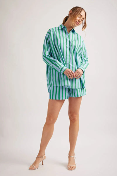 MIX-IT-UP POPLIN SHIRT IN BLUE PARASOL STRIPE