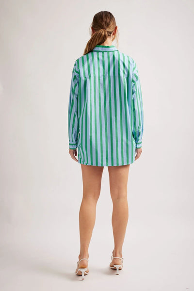 MIX-IT-UP POPLIN SHIRT IN BLUE PARASOL STRIPE