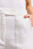 CLIO LINEN SHORT IN WHITE