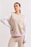 ETON COTTON CASHMERE SWEATER IN VELLUM