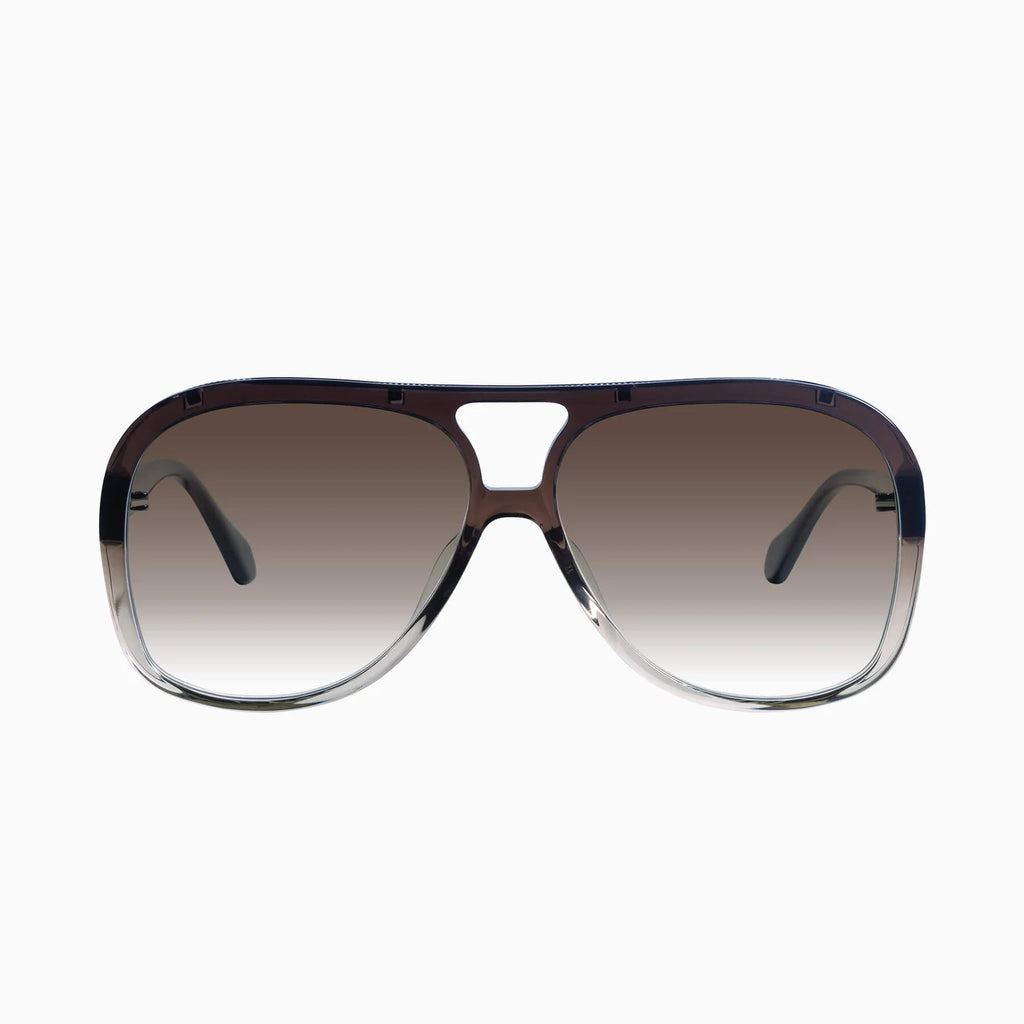 Bang Smoky Quartz Fade w. Gun Metal Trim / Brown Gradient