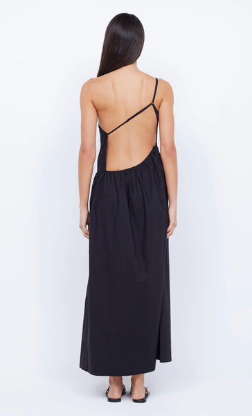LENNOX ONE SHOULDER MAXI DRESS- BLACK