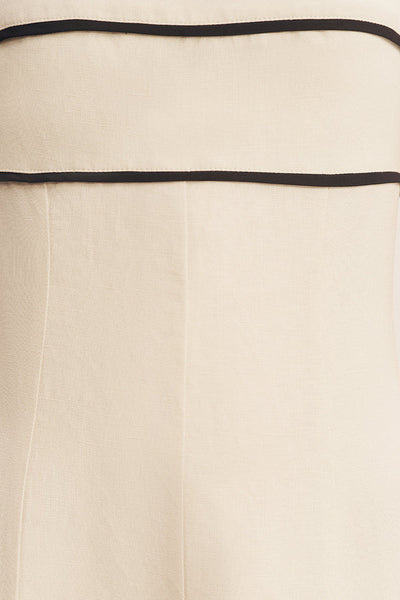 Billie Contrast Panelled Midi Dress