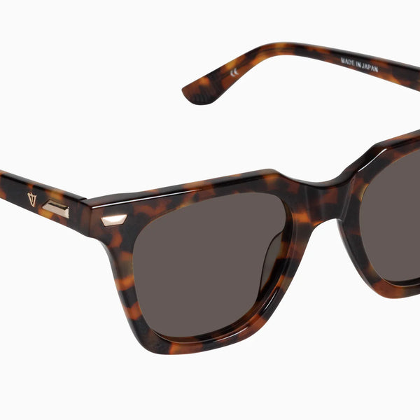 Prisoner II- Dark Amber Tort w. Gold Metal / Brown Lens