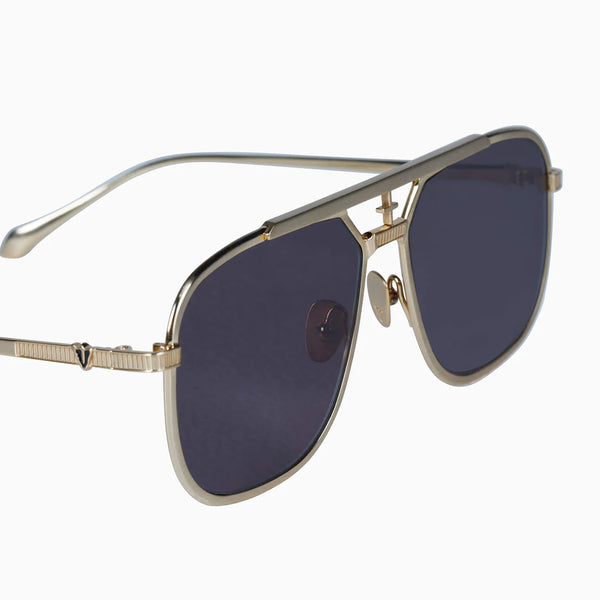 Capita- Brushed Gold Titanium / Black Lens